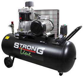 Kompressori 925 l. / 200 l. 5,5kW musta Strongline