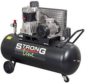 Kompressori 685 l. / 200 l. musta Strongline